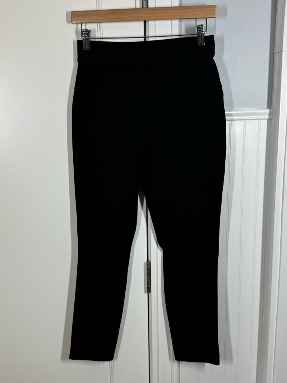 Spanx‎ Perfect Ponte Pant Slim Straight in Black size medium office work classic